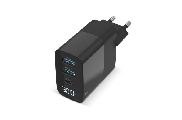 Sitecom CH-1001 30W GaN Power Delivery Wall Charger with LED display